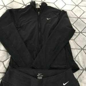 Nike running/workout jacket and pants